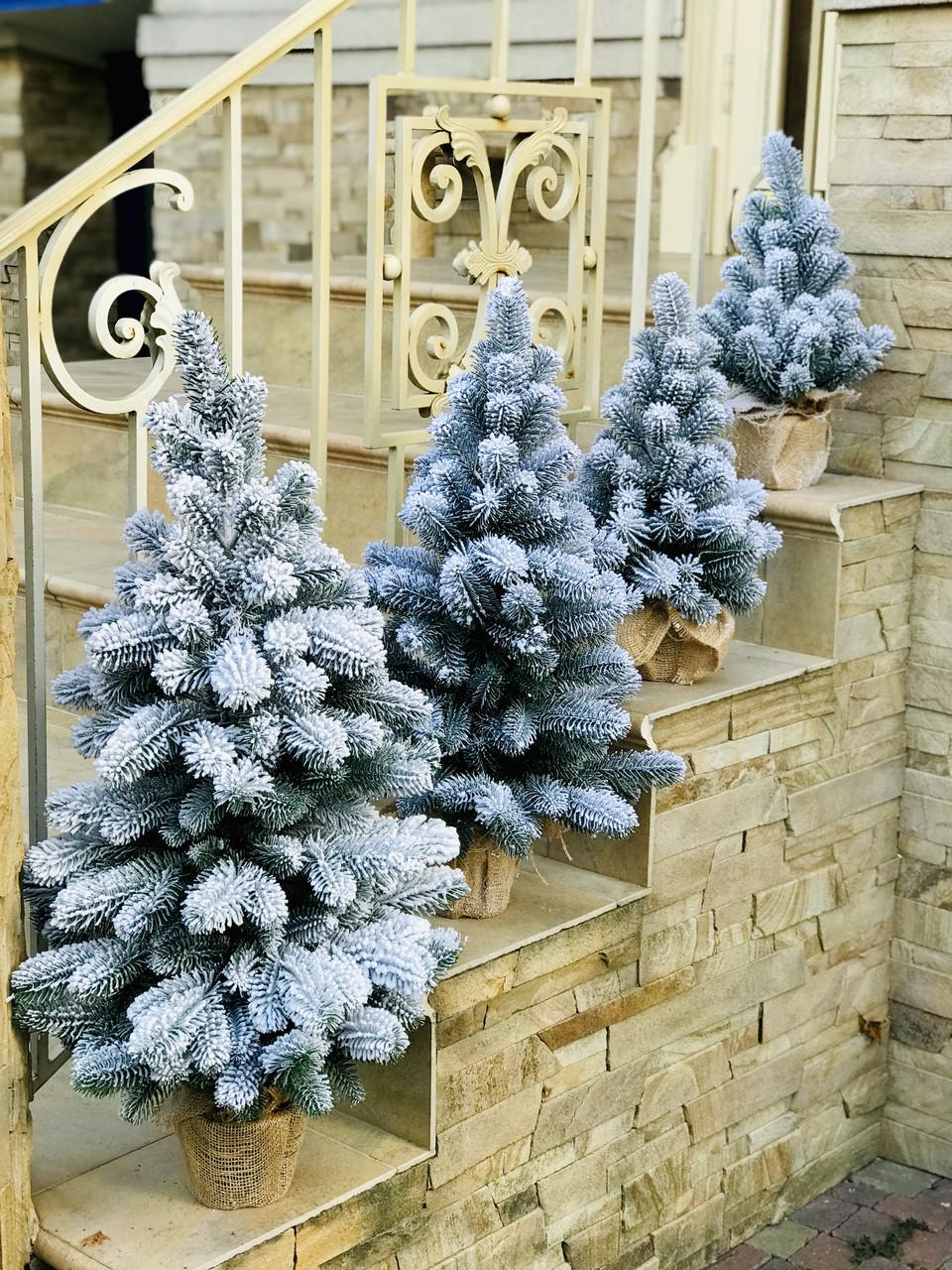 Ялинка лита SGH Premium в мішковині 50 см засніжена - фото 7 Ялинка лита SGH Premium в мішковині 50 см засніжена - фото 7