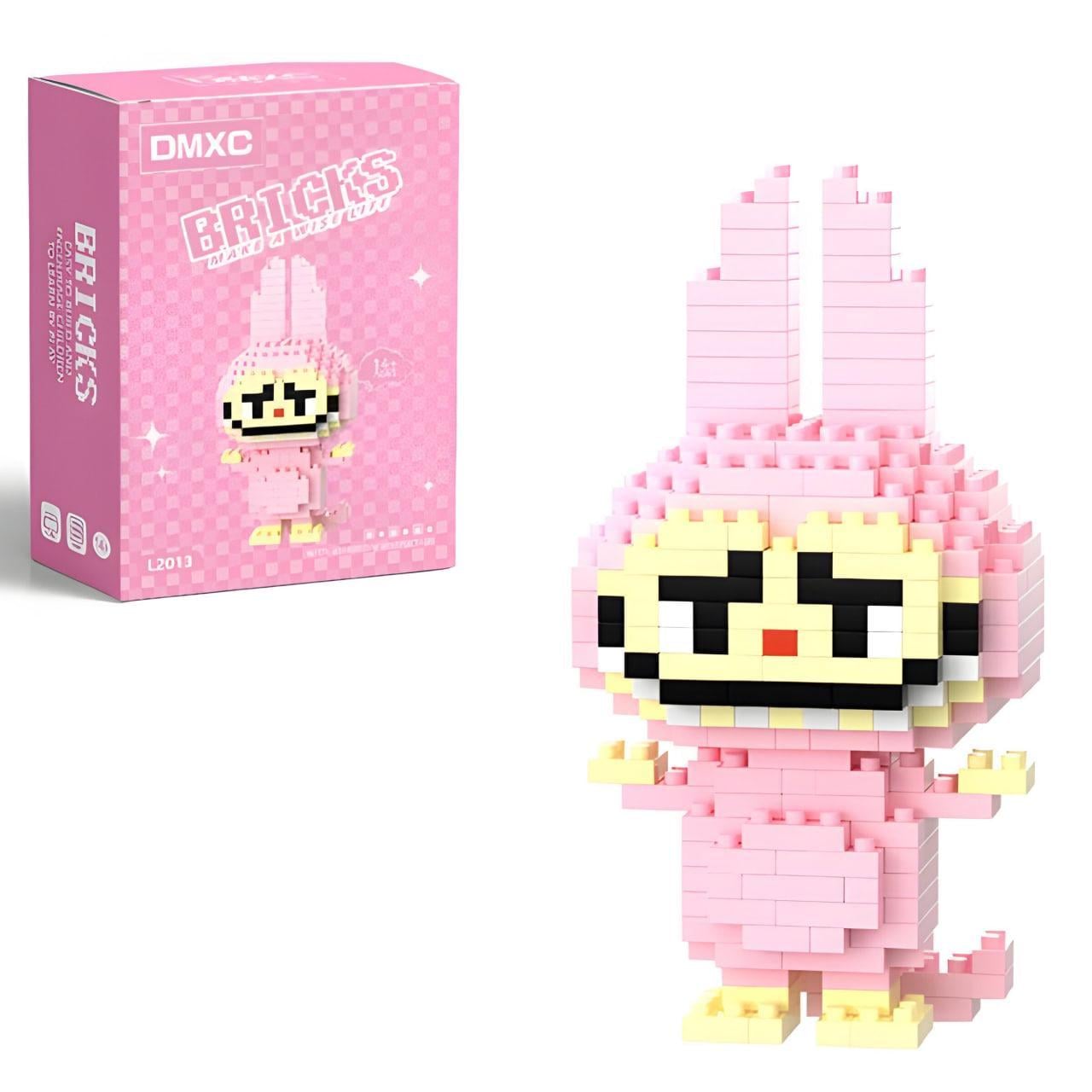 Конструктор дитячий Magic Blocks Зайчик Лабубу 150 дет. Рожевий (2013)