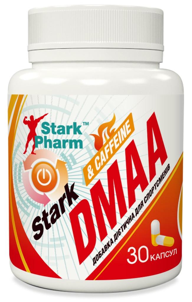 Предтренировочный стимулятор Stark Pharm DMAA 100 мг и Caffeine 200 мг 30 капс. (00000012815)