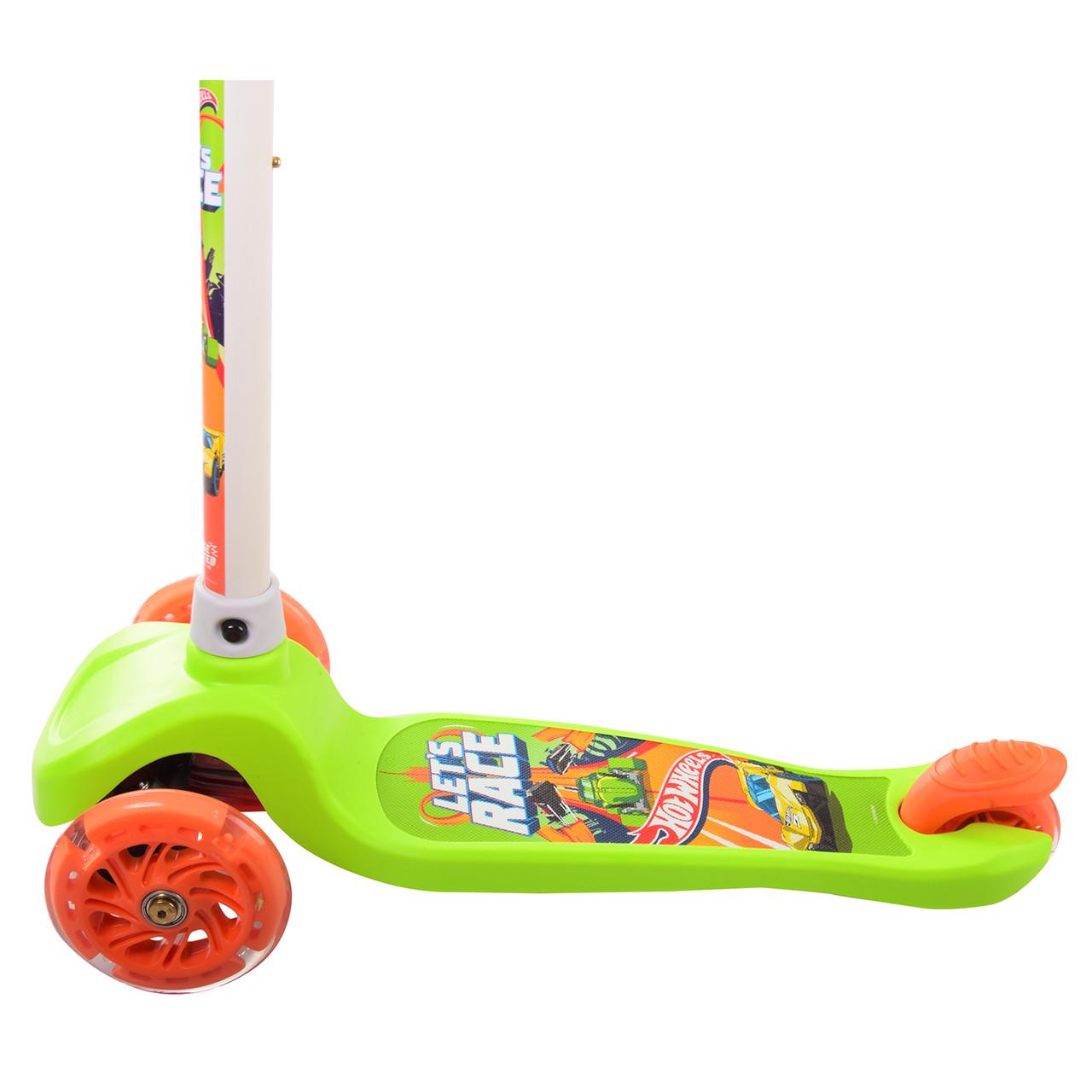 Самокат с подсветкой Hot Wheels с подшипниками ABEC 7 нагрузка до 50 кг (2132705233) - фото 5 Самокат с подсветкой Hot Wheels с подшипниками ABEC 7 нагрузка до 50 кг (2132705233) - фото 5