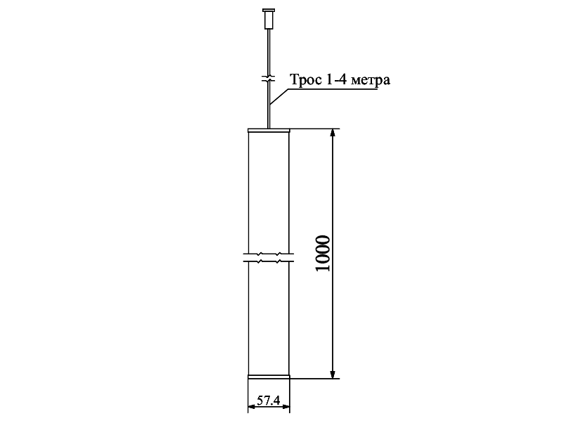 Светильник светодиодный подвесной линейный LEDUA N30-1000 круглый вертикальный 220V 27W 7200 Lm 4000К (25313648) - фото 3 Светильник светодиодный подвесной линейный LEDUA N30-1000 круглый вертикальный 220V 27W 7200 Lm 4000К (25313648) - фото 3