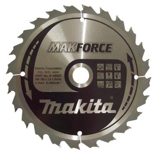 Диск пильный по дереву Makita Makforce 180х20 мм 24T