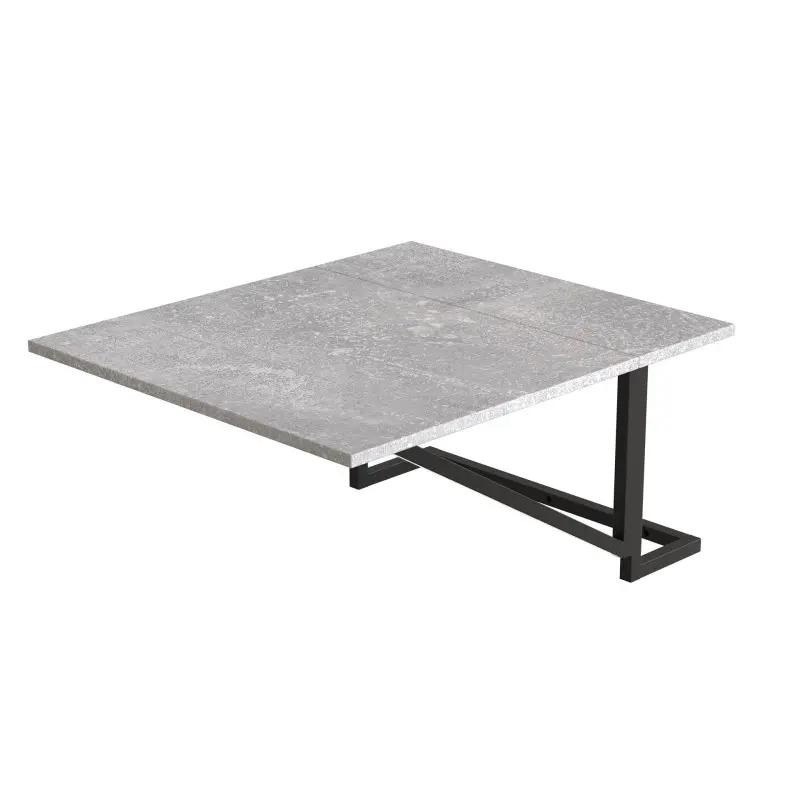 Стол письменный раскладной Ferrum Decor 60x70х51,6 см Бетон/Черный (28493647) Стол письменный раскладной Ferrum Decor 60x70х51,6 см Бетон/Черный (28493647)