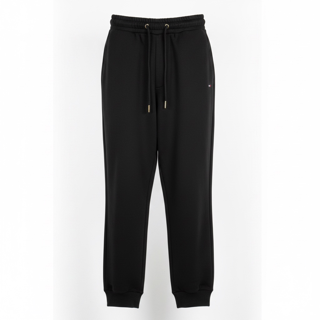 Cпортивные брюки мужские в стиле Tommy Hilfiger Essential Sweatpants Slim Fleece L Черный (TH17001.8L) Cпортивные брюки мужские в стиле Tommy Hilfiger Essential Sweatpants Slim Fleece L Черный (TH17001.8L)
