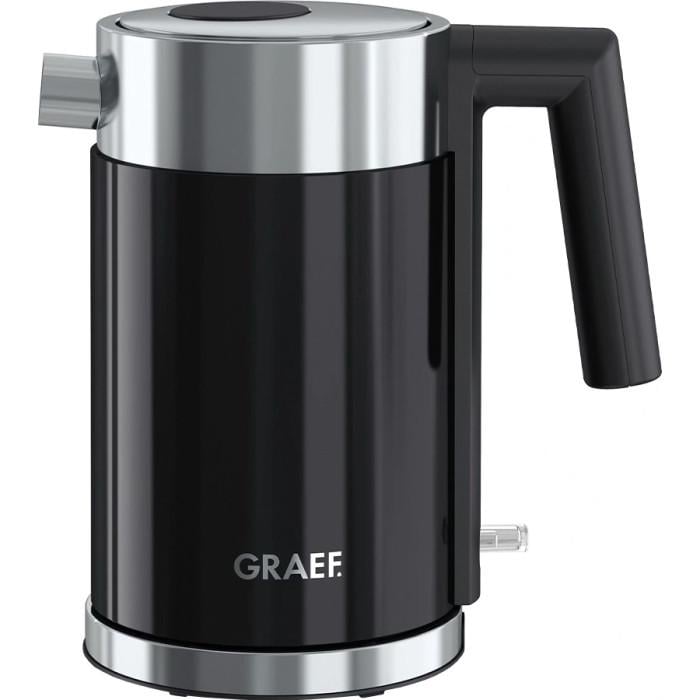 Электрочайник Graef WK 402 1 л 2000 Вт Stainless Steel Black/Silver
