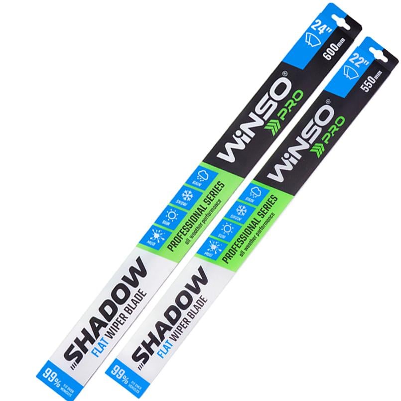 Комплект щіток склоочисників безкаркасних Winso Pro Shadow для Mercedes E [213;238] 2016-2019