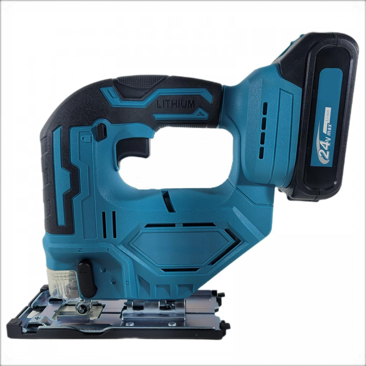 Электролобзик аккумуляторный беспроводной 2 акб 24V/2. 0 Ah (9503) - фото 6