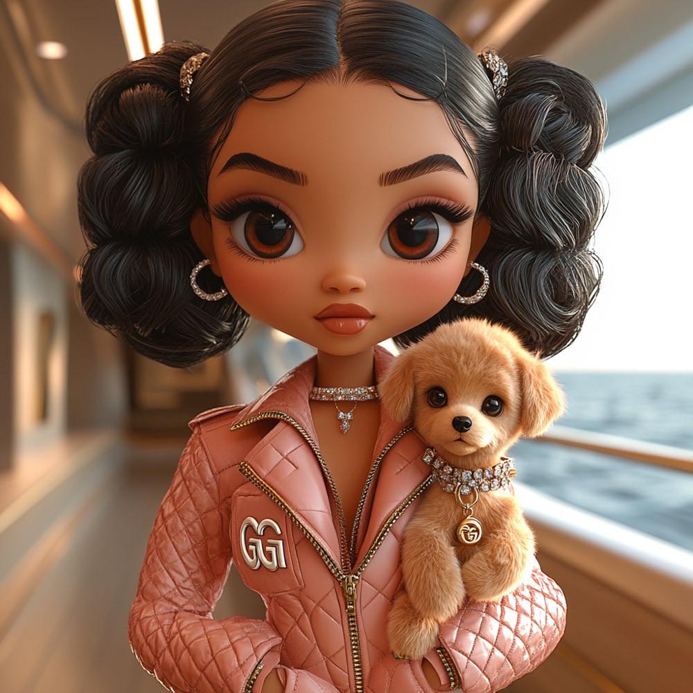 Алмазная мозаика Dream Toys Стильный друг 20х20 см (2987255860)
