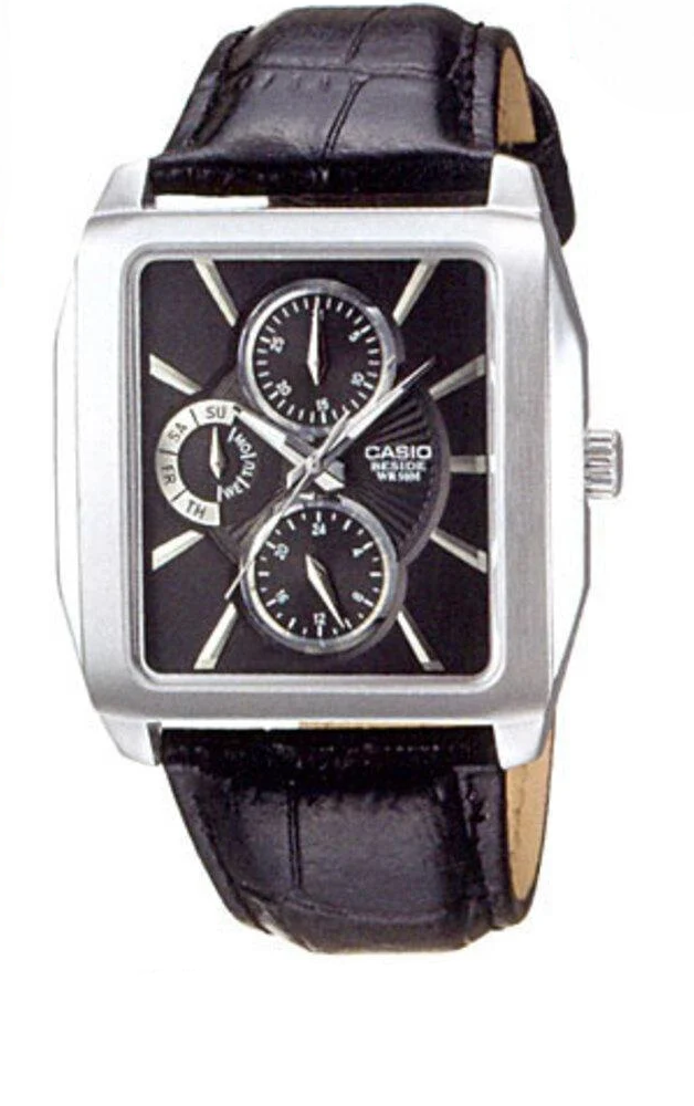 Наручные часы мужские Casio Beside BEM-303L-1A со стальным корпусом Черный (3150790239)