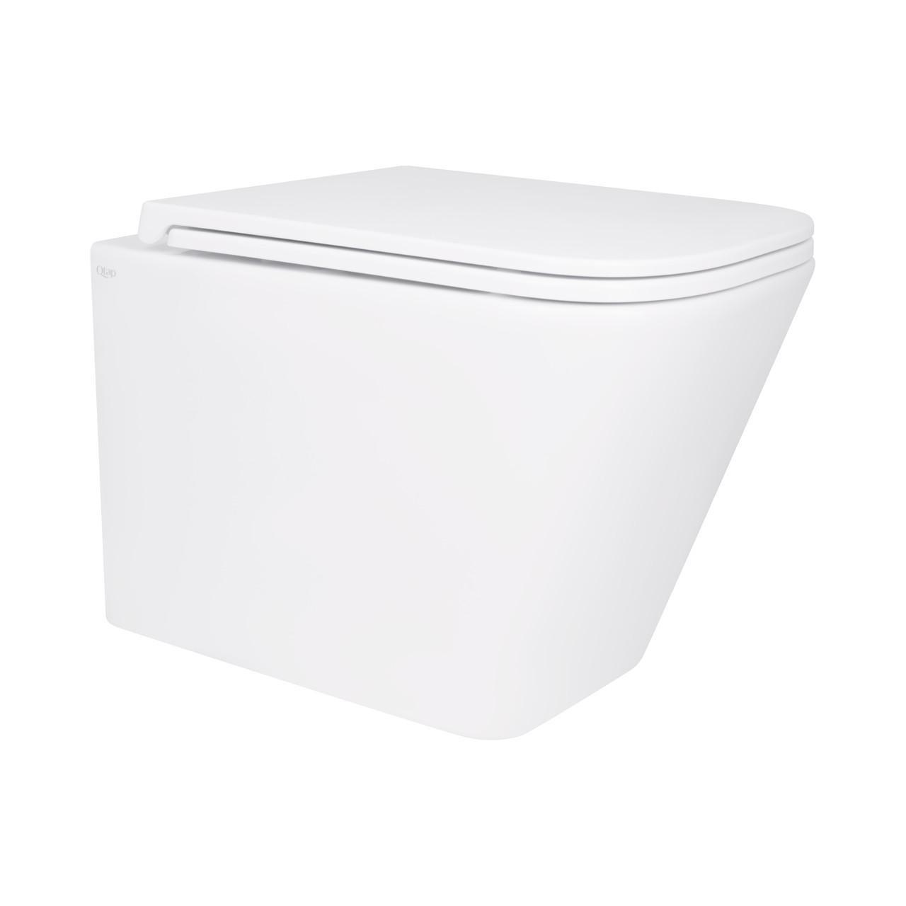 Унитаз подвесной Qtap Tern безобедочный с сиденьем Soft-close (QT1733052ERW) Унитаз подвесной Qtap Tern безобедочный с сиденьем Soft-close (QT1733052ERW)