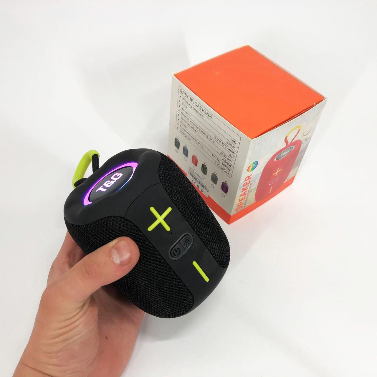 Колонка портативна TG658 8W з RGB підсвічуванням Чорний - фото 4 Колонка портативна TG658 8W з RGB підсвічуванням Чорний - фото 4