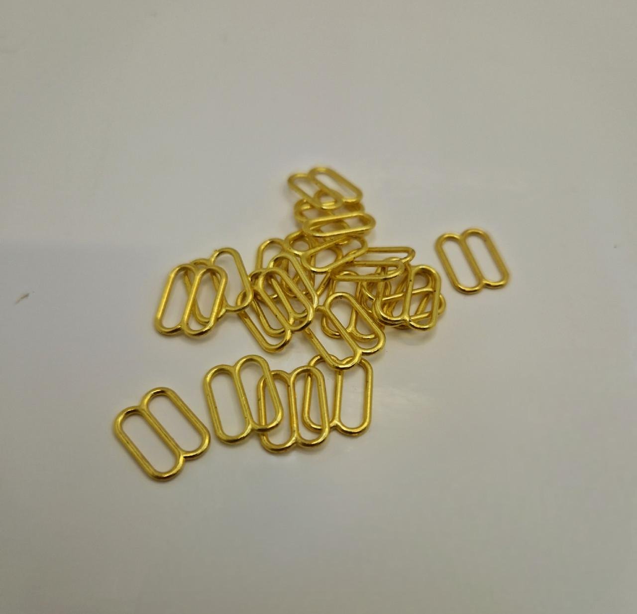 Регулятор вісімка для бретелів бюстгальтера металевий 1 см Золотий (2252027254) - фото 2 Регулятор вісімка для бретелів бюстгальтера металевий 1 см Золотий (2252027254) - фото 2