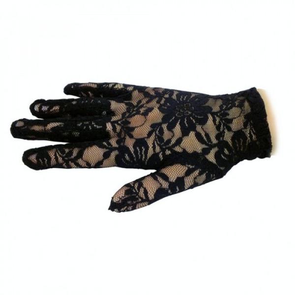 Перчатки детские гипюровые Seta (16-559BLK)