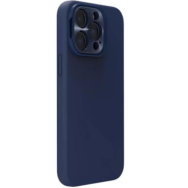 Противоударный чехол Silicone Nillkin LensWing Magnetic для Apple iPhone 14 Pro (6.1") Blue - фото 2