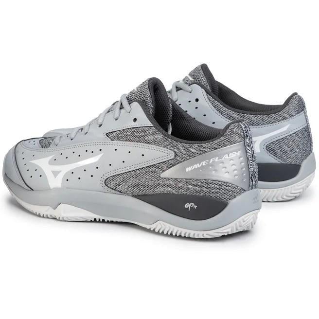 Кроссовки мужские Mizuno SHOE WAVE FLASH CC UK12 61GC1970-01 р. 47 Серый/Белый/Темно-серый - фото 2