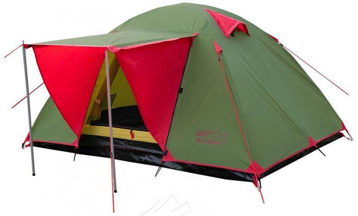 Намет Tramp Lite Wonder 3 тримісний туристичний 220х220х130 см (TLT-006.06-olive)