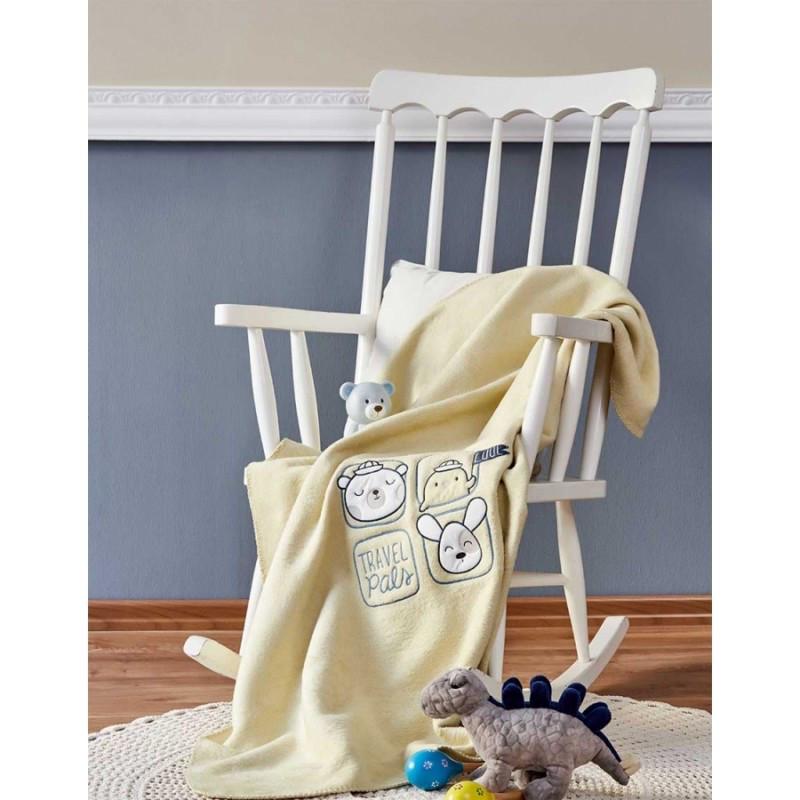Детский плед в кроватку Karaca Home Sweet Summer yesil 2018-2 100х120 (2000022180733)