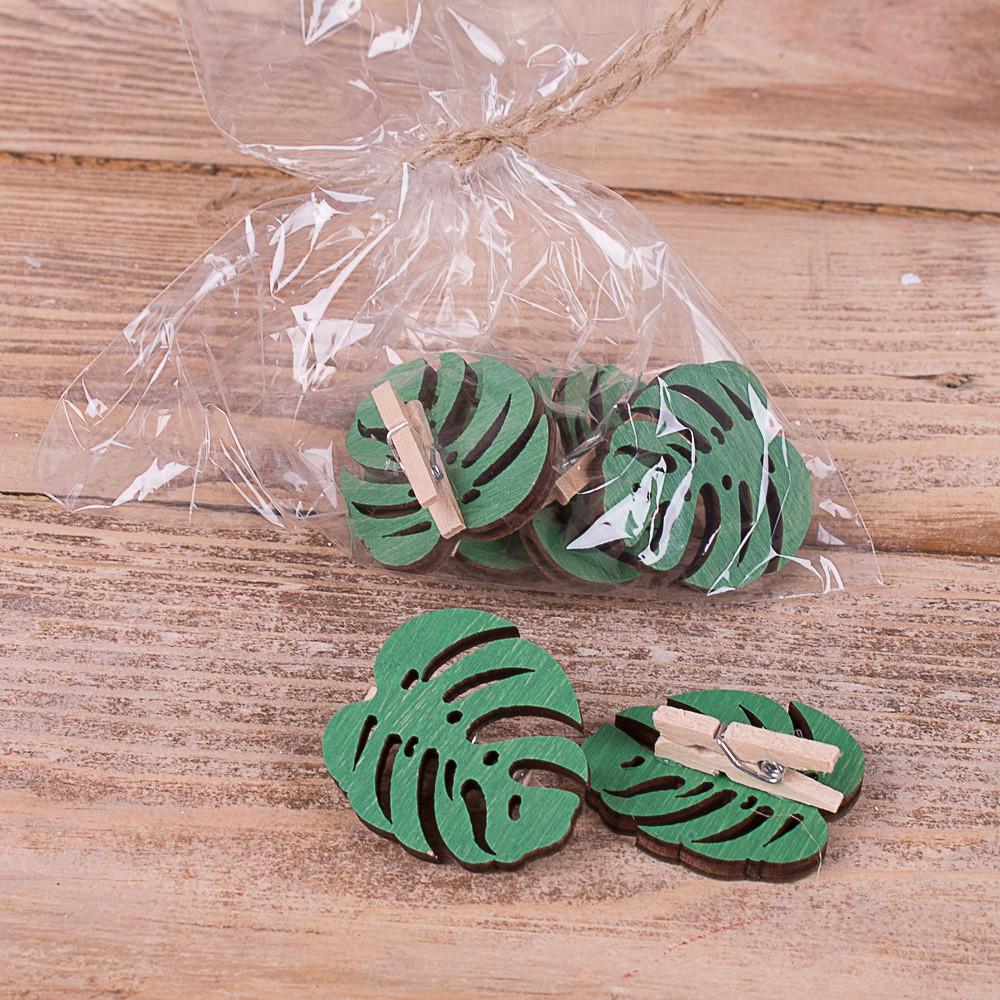 Прищепки декоративные Монстера (4757-8)