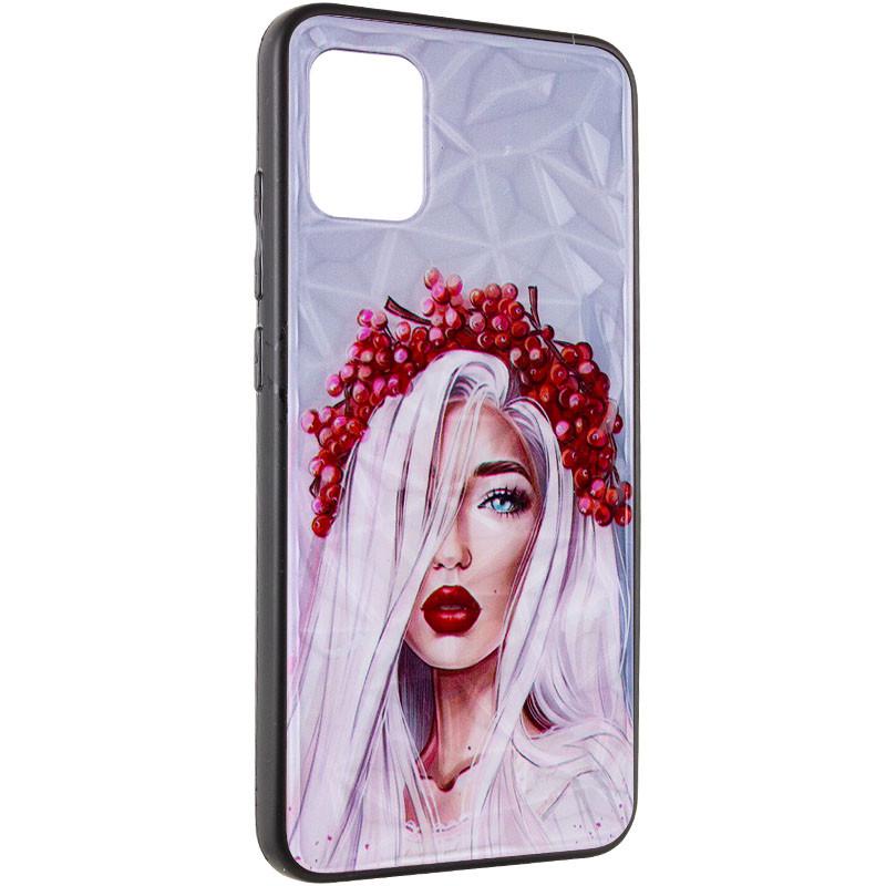 Противоударный TPU+PC чехол Prisma Ladies для Samsung Galaxy A31 Ukrainian Girl