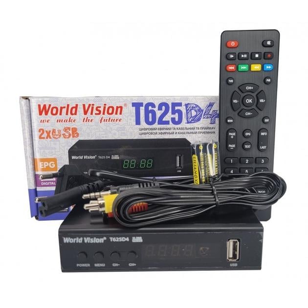 Т2-ресивер World Vision T625D4 IPTV (1385)