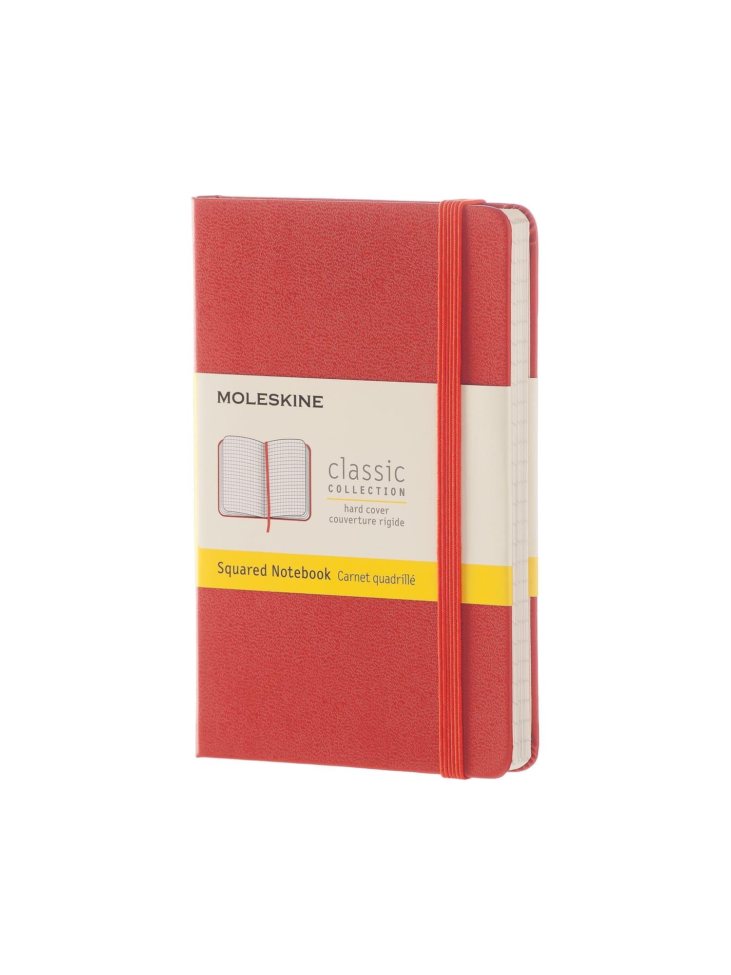 Записная книжка Moleskine Classic карманная клетка Оранжевый (MM712F16)