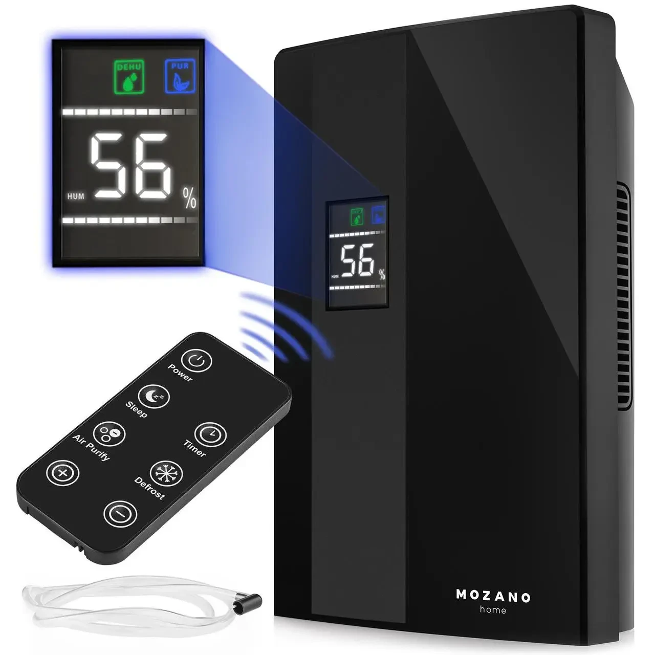 Осушувач повітря Mozano Dry Comfort 90 40 кв/м з дисплеєм та пультом - фото 6 Осушувач повітря Mozano Dry Comfort 90 40 кв/м з дисплеєм та пультом - фото 6