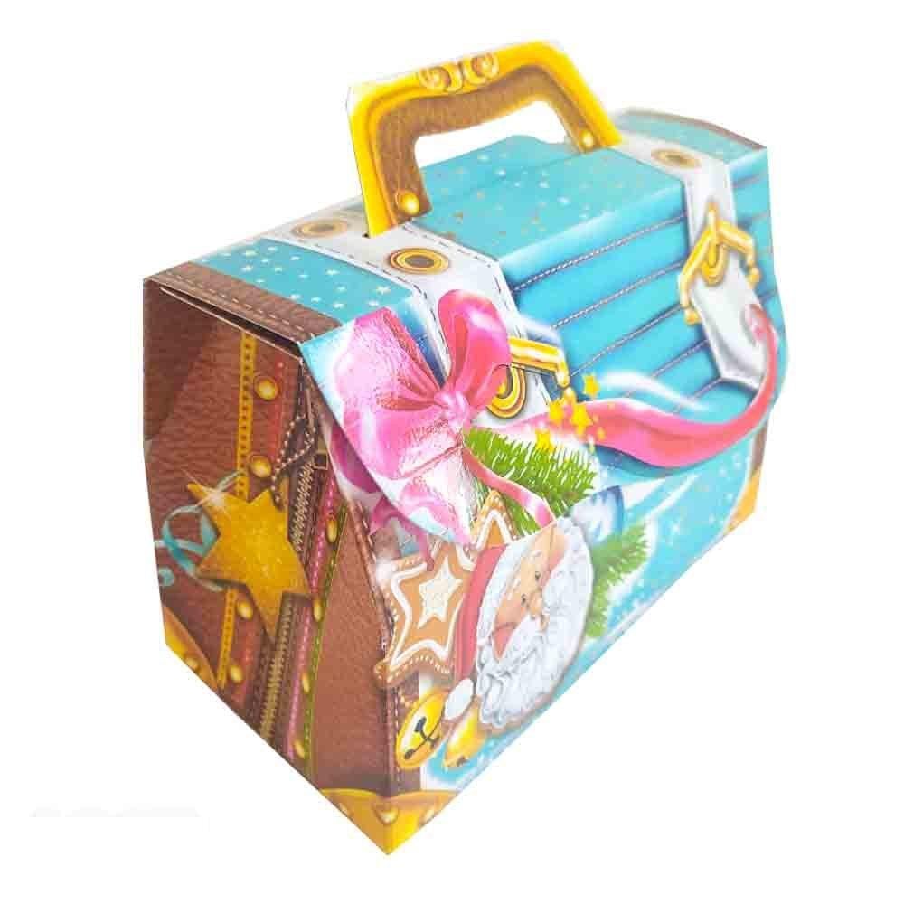 Новогодняя коробка Голубой саквояж 800 г 30 шт. (6815)