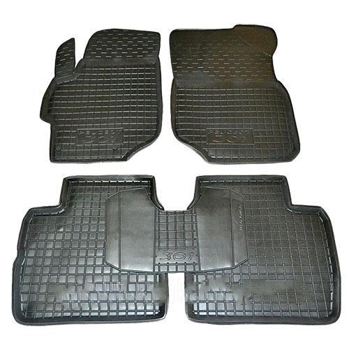 Коврики полиуретановые Peugeot 301 2012 11365 Avto Gumm 4 шт.