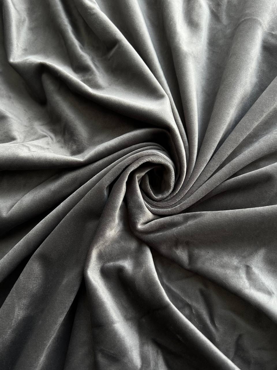 Штора бархатная на тесьме 6 см 150x250 см Серо-коричневый (SB-01-15-Т43) - фото 3 Штора бархатная на тесьме 6 см 150x250 см Серо-коричневый (SB-01-15-Т43) - фото 3