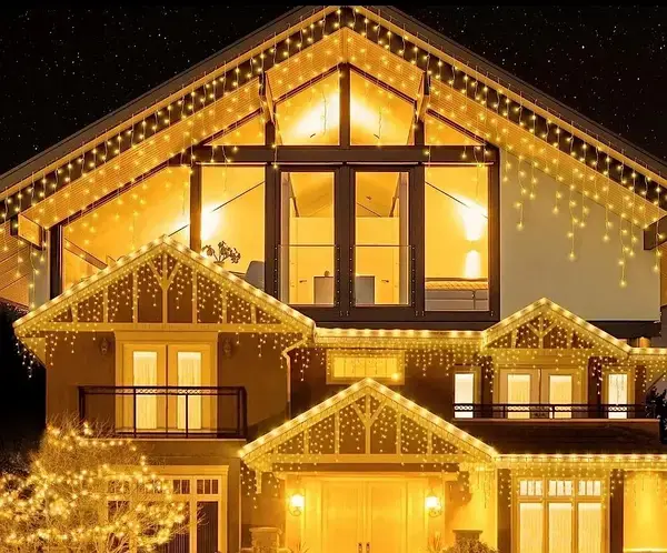 Гирлянда Hot Huez LED с домиками 230 В 3 м Теплый Белый (ND-213-G-52) - фото 9