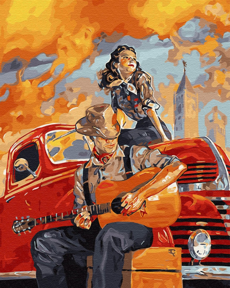 Картина по номерам Brushme Нотки ретро (GX28909)