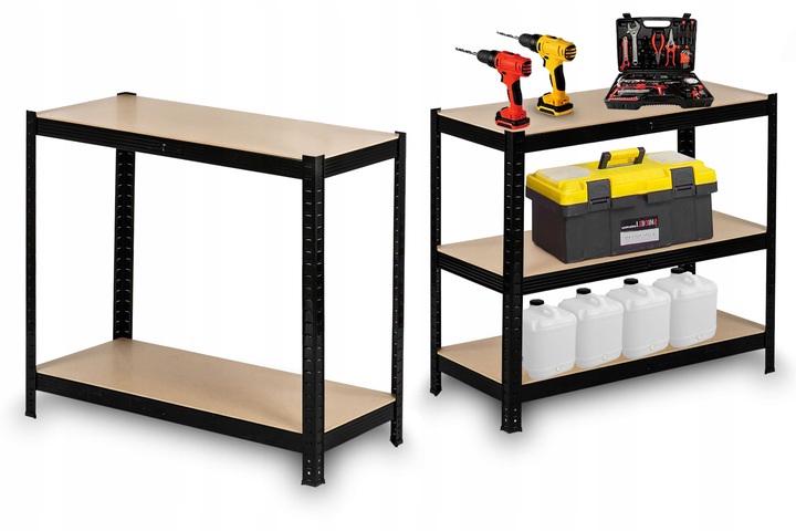 Стелаж металевий Homart B150 150х75х35 см Чорний (9913) - фото 3 Стелаж металевий Homart B150 150х75х35 см Чорний (9913) - фото 3