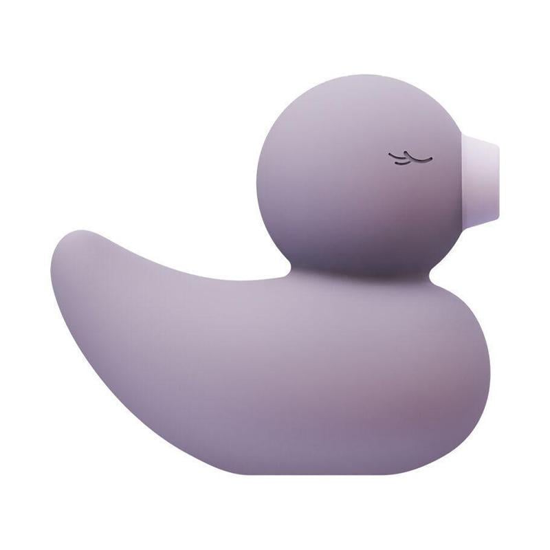 Вибратор-уточка вакуумный CuteVibe Ducky 9,8 см Серый (34458)
