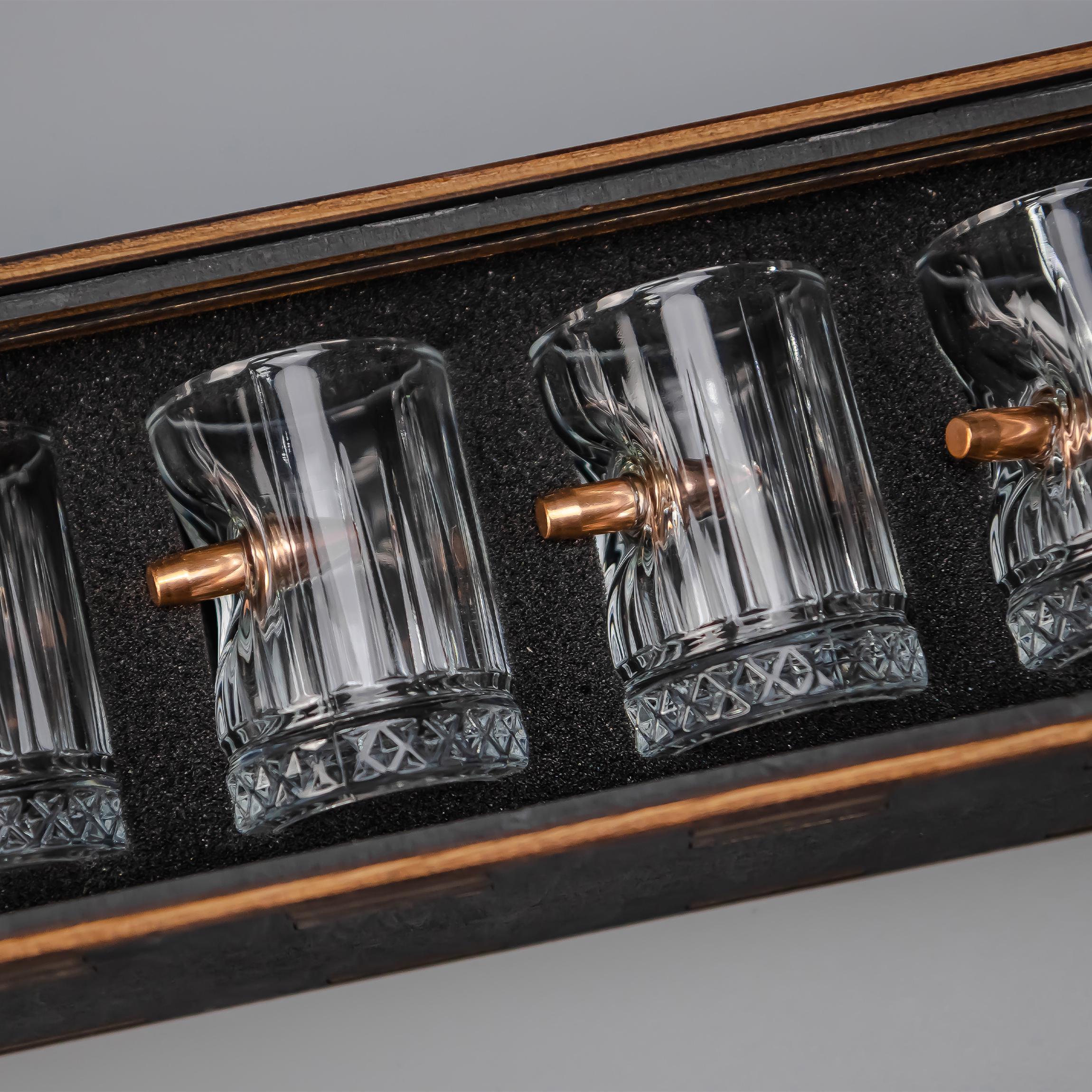 Набор граненых рюмок риф-дно с шарами с упаковкой (24846822) - фото 2 Набор граненых рюмок риф-дно с шарами с упаковкой (24846822) - фото 2