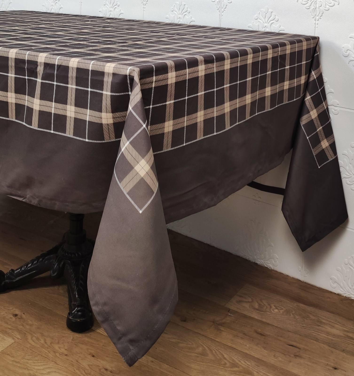 Скатерть Maison D'or Harmony Model 7 160x220 см Brown/Beige (CN23325)