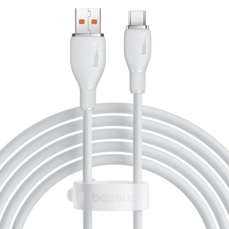 Кабель Baseus Pudding Series Fast Charging Cable USB to Type-C 100W 2m P10355703221-01 White