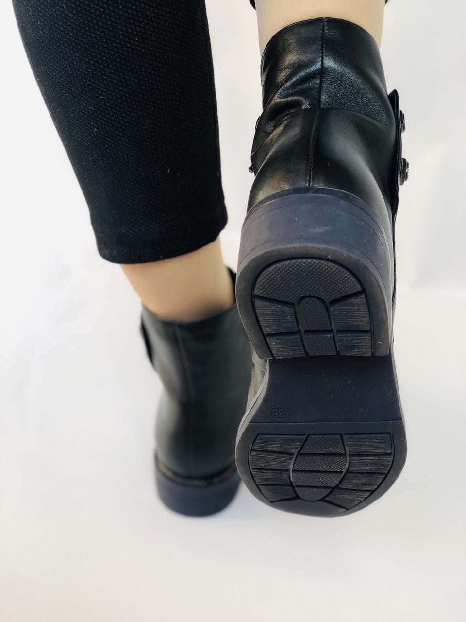 Ботинки женские осенние Molka р. 36 23,5 см Черный (2369) - фото 4 Ботинки женские осенние Molka р. 36 23,5 см Черный (2369) - фото 4