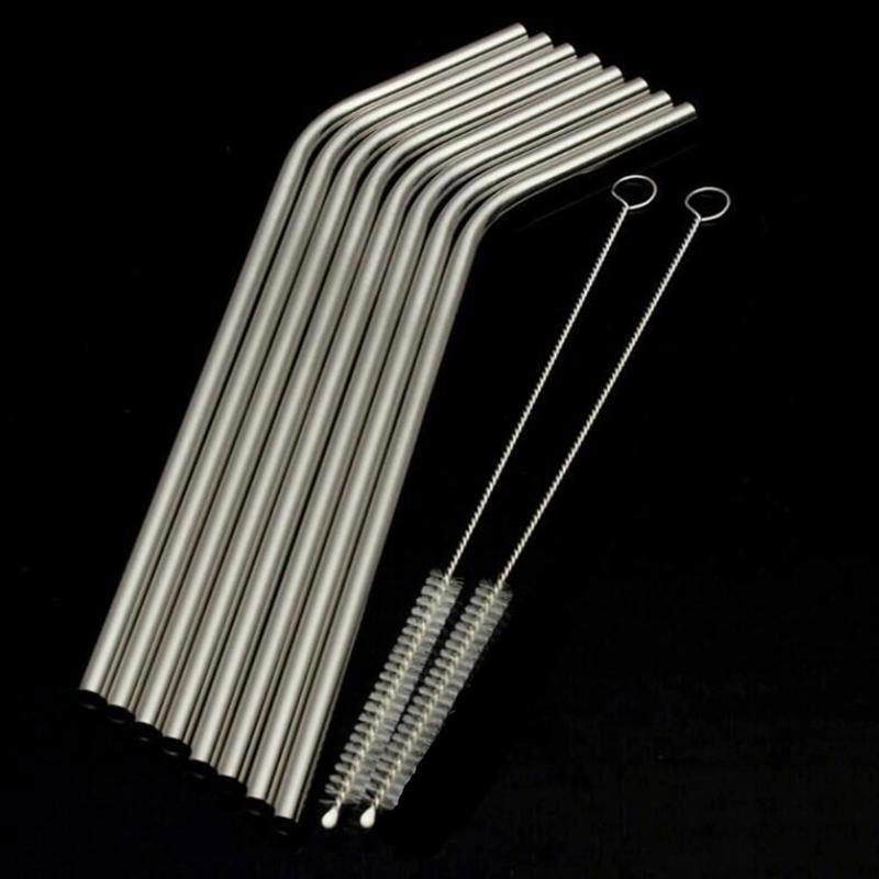 Набор трубочек-соломинок для напитков Primo MT8G-2 метал 20 см 6 мм (856450153) - фото 3 Набор трубочек-соломинок для напитков Primo MT8G-2 метал 20 см 6 мм (856450153) - фото 3