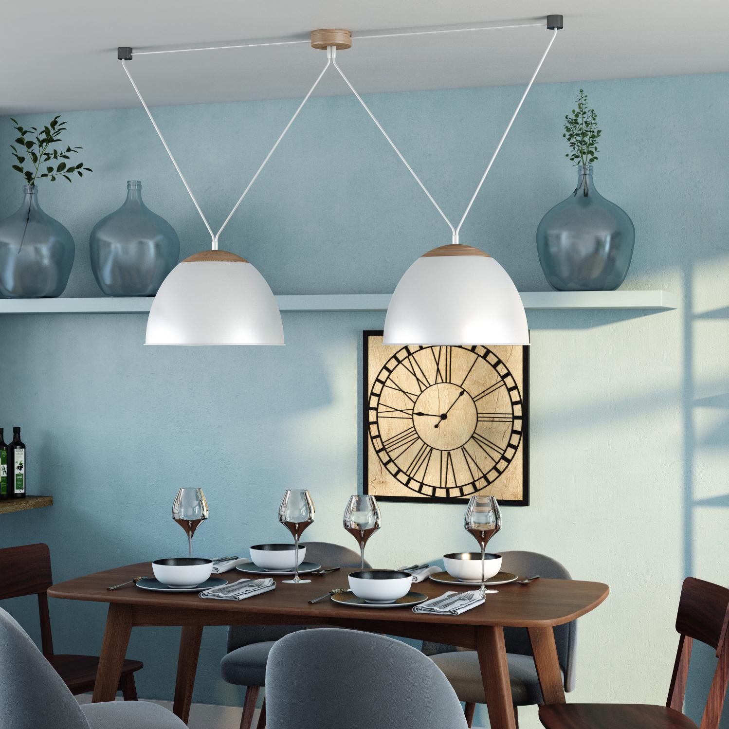 Люстра в стиле лофт Gaff Design Белый (L4) - фото 4 Люстра в стиле лофт Gaff Design Белый (L4) - фото 4