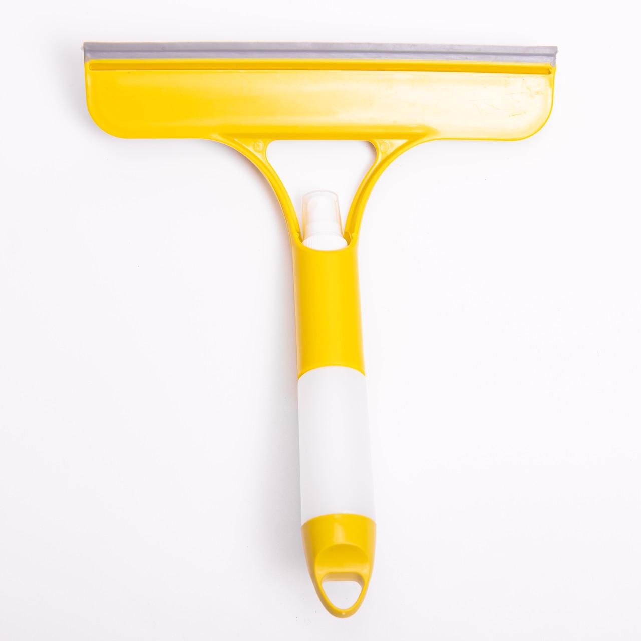 Швабра-щітка з пульверизатором і скребком HP-35015-26Y Жовтий (7998)