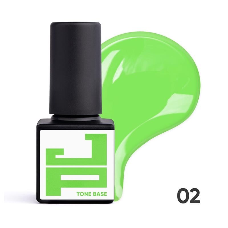 База кольорова каучукова Jerden Proff Tone Base 5 мл 02 Салатовий неон