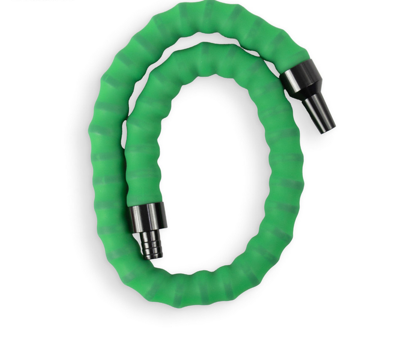 Мундштук для кальяну геймерський Premium гнучкий шланг Green (31578047)