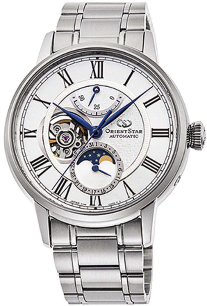 Наручные часы мужские Orient Star RE-AY0102S00B со стальным корпусом/сапфировым стеклом WR 50 м Белый (3124788972)
