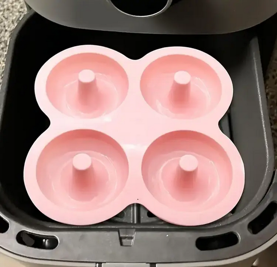 Форма силиконовая для пончиков для аэрогриля Розовый (SAM-8988) - фото 2 Форма силиконовая для пончиков для аэрогриля Розовый (SAM-8988) - фото 2