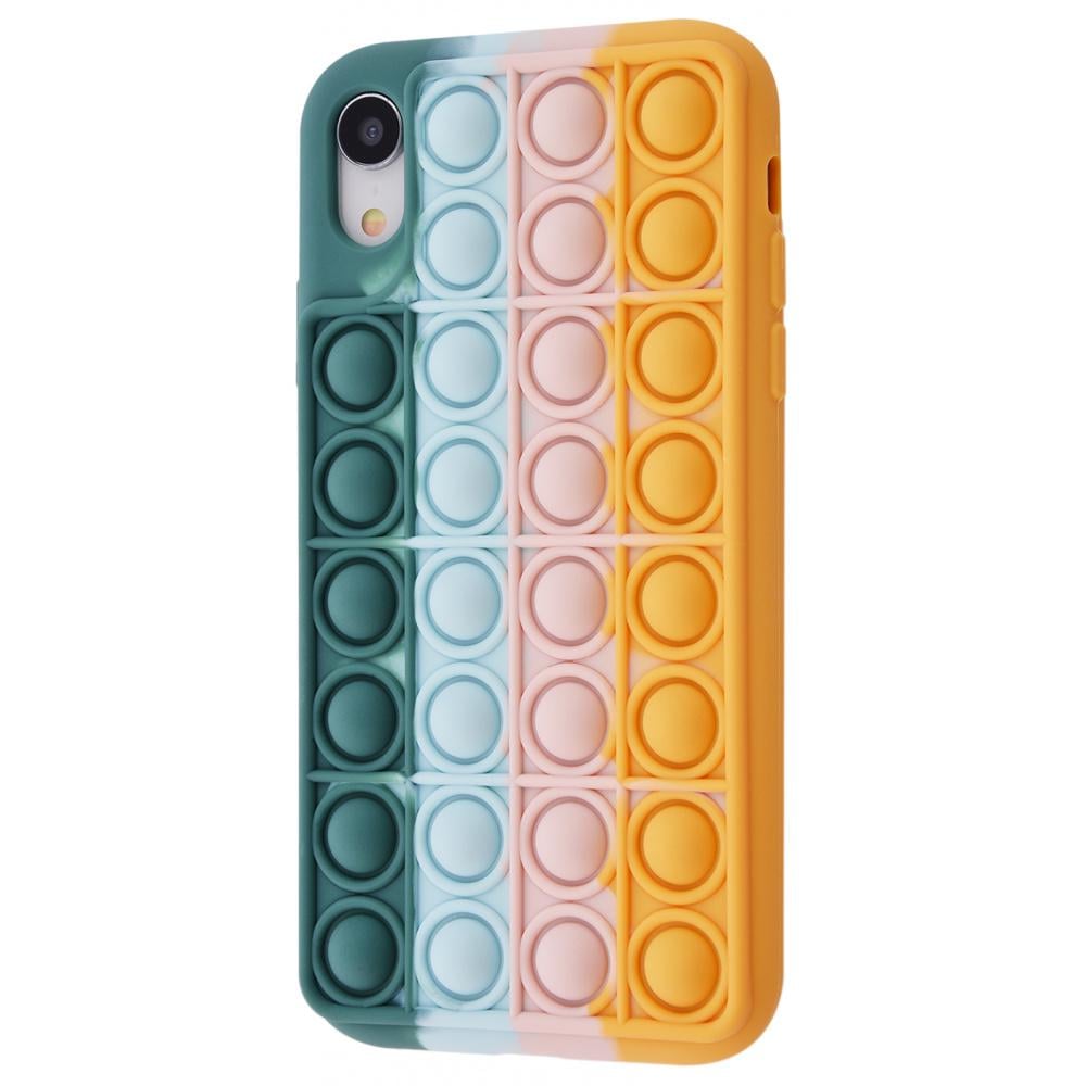 Чехол PRC Pop it Case (TPU) iPhone Xr green Зеленый