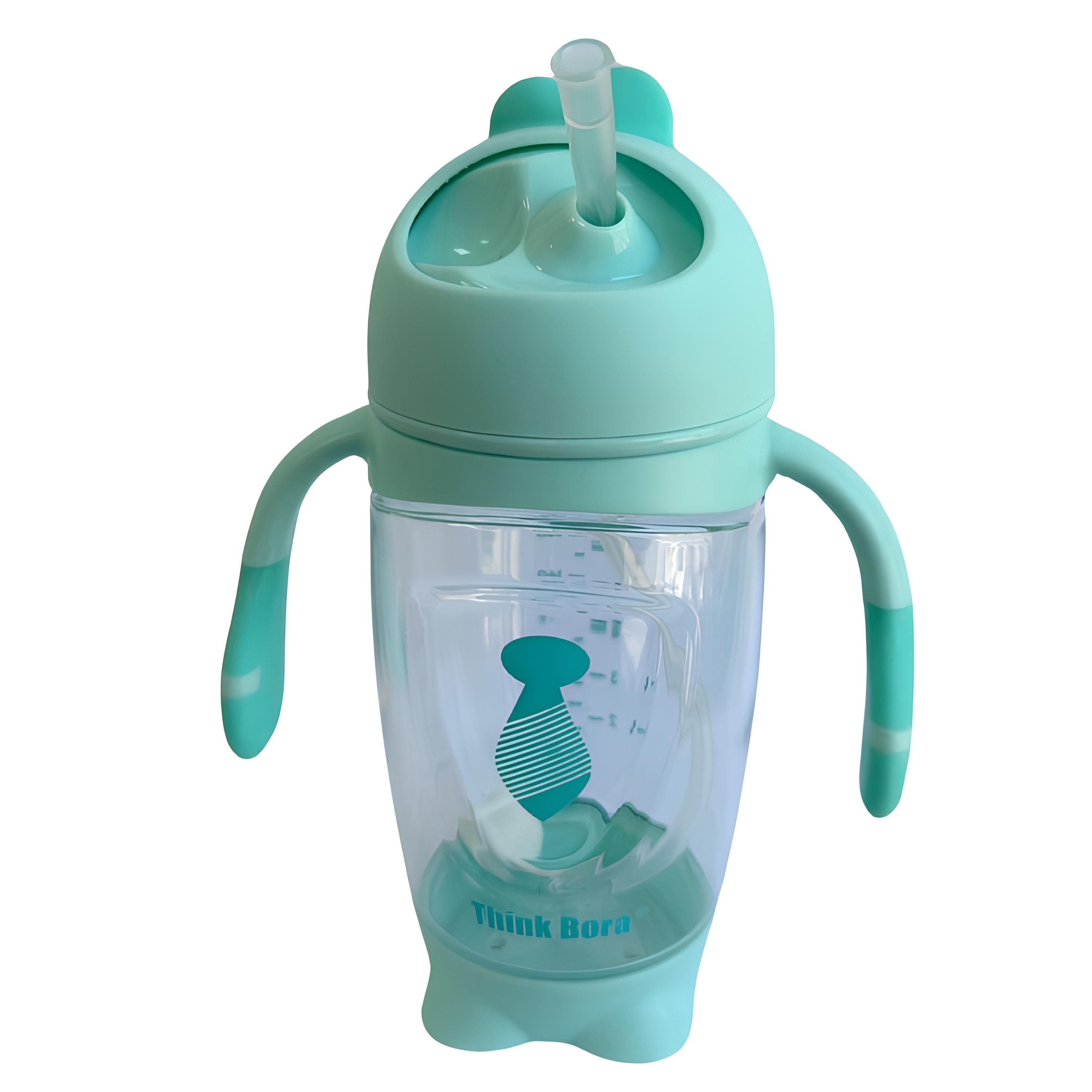 Бутылка-непроливайка с трубочкой и утяжелителем 280 мл (5693)