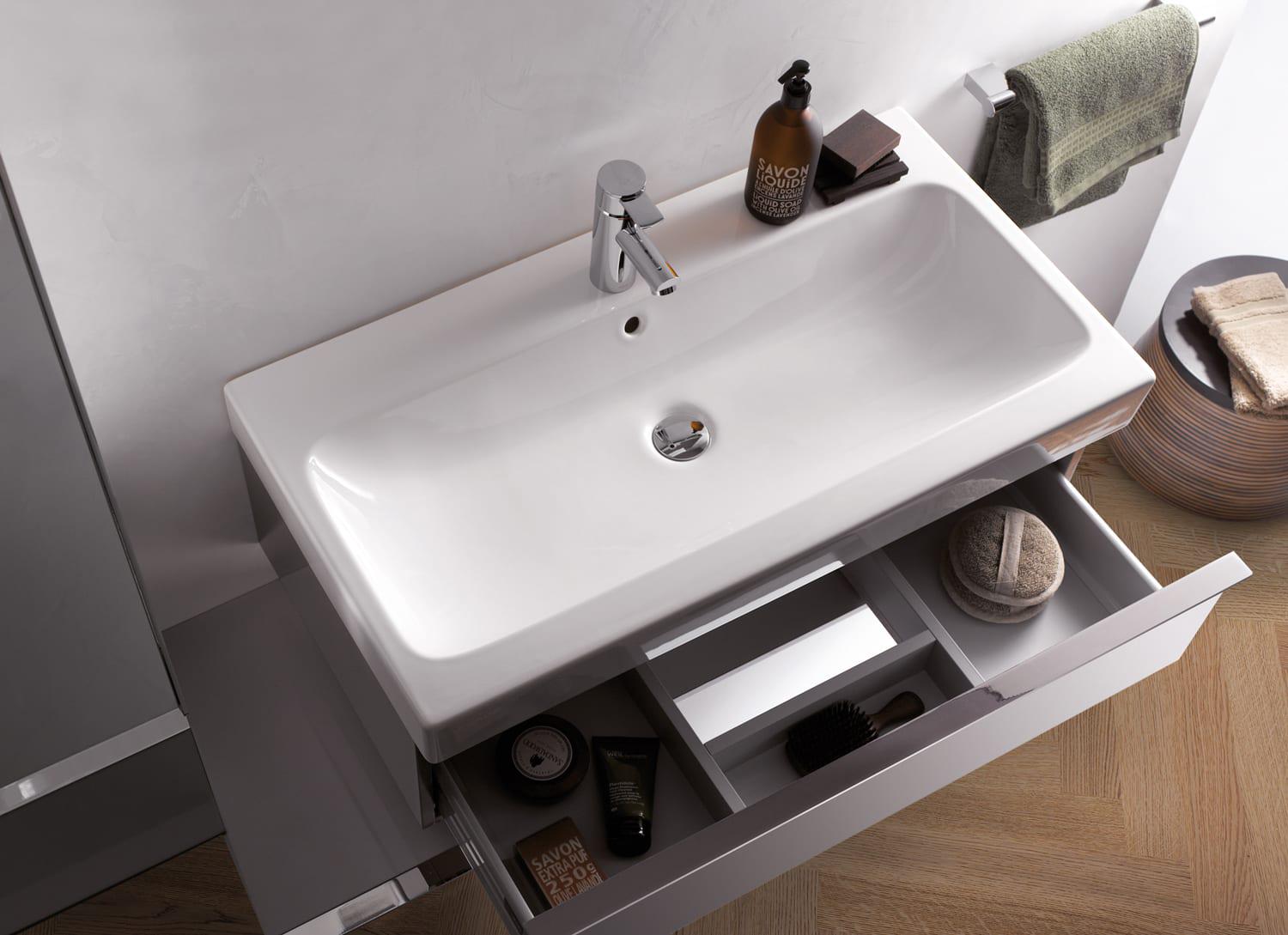 Умывальник подвесной Geberit iCon 124090000 900x485x160 мм Белый (103142) - фото 3 Умывальник подвесной Geberit iCon 124090000 900x485x160 мм Белый (103142) - фото 3