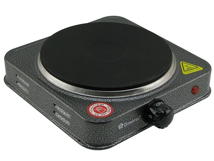 Плита настольная Domotec MS 5811 1000 Вт одноконфорочная Черный (GR-06023)