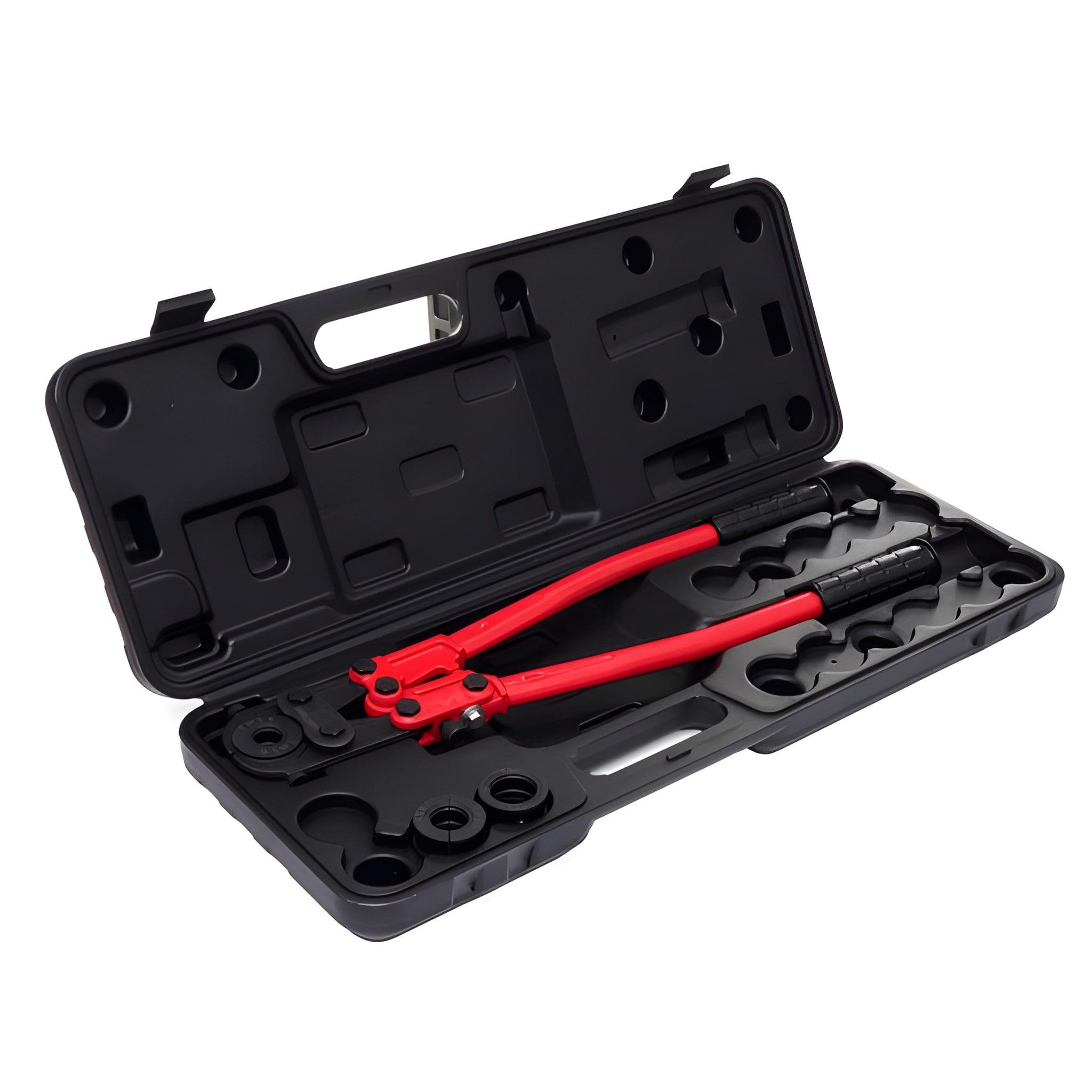 Прес-кліщі для пластикових труб Kraft&Dele KD10636 PEX TH16 TH20 TH26 кейс - фото 7 Прес-кліщі для пластикових труб Kraft&Dele KD10636 PEX TH16 TH20 TH26 кейс - фото 7