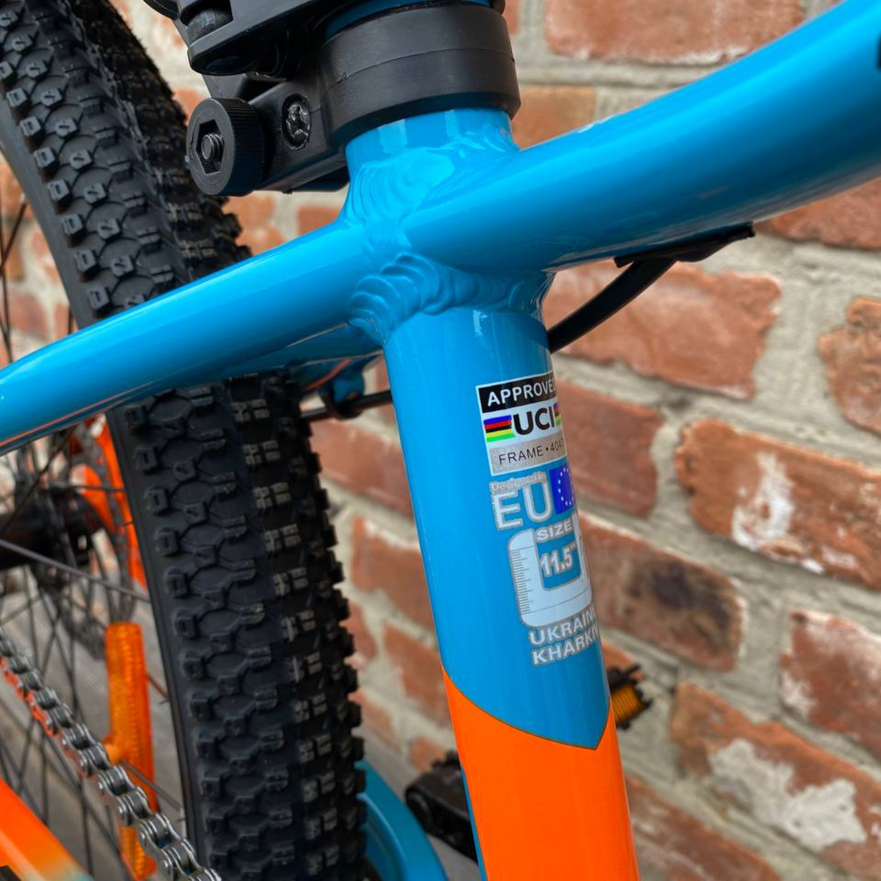 Велосипед AL Royal RIO 13" 26" 2025 Синьо-помаранчевий - фото 7